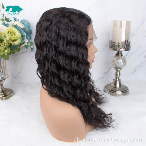 Hot Sale 13*4 Lace Human Hair Wigs Virgin Brazilian Body Wave Single Knot Pre Plucked Lace Wigs For Black Women